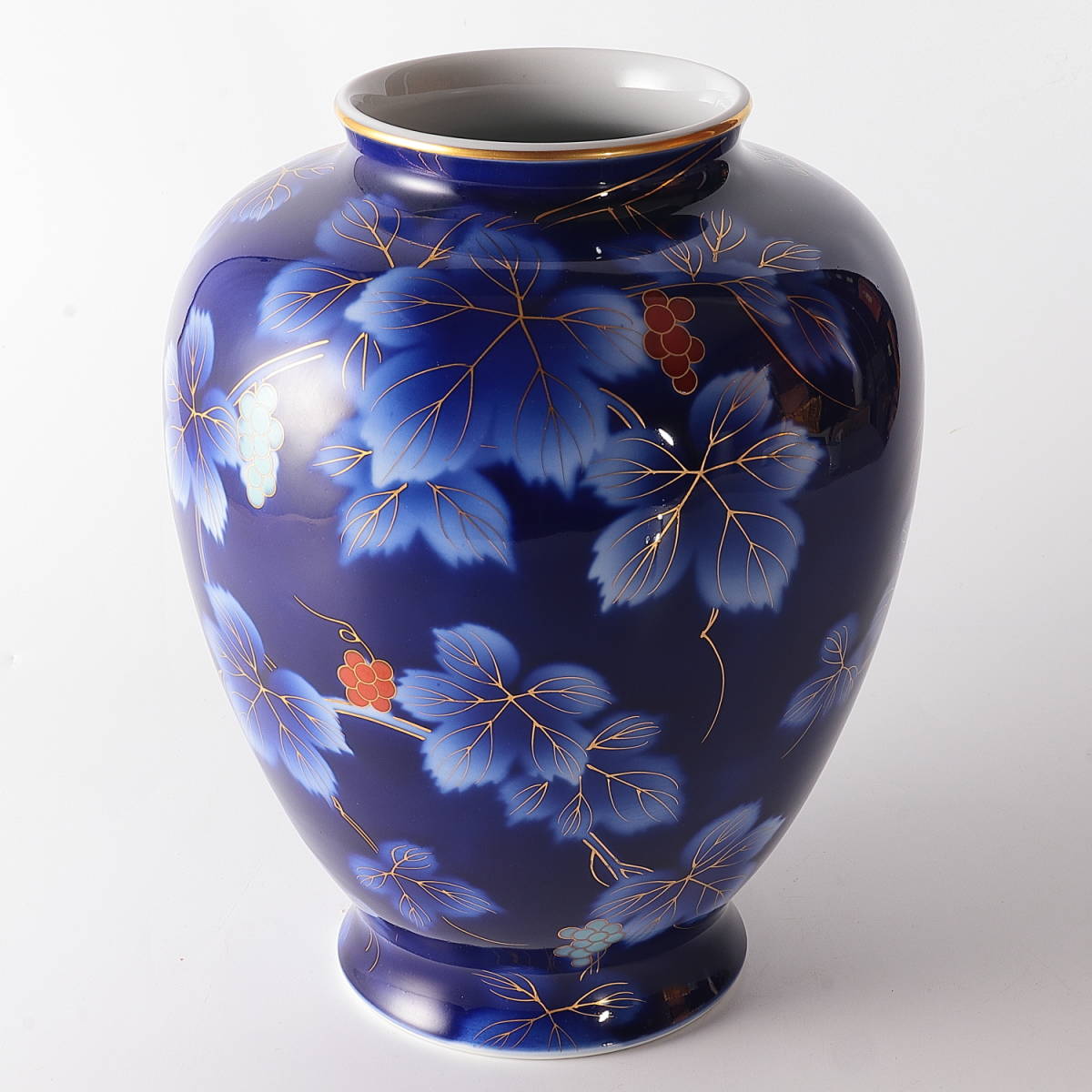 ヤフオク! -「深川製磁 花瓶 葡萄」の落札相場・落札価格