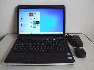 ☆高速SSD搭載 富士通 LIFEBOOK AH77/C 第二世代 Core i7-2630QM（4コア/8スレッド） 2GHz/8GB/SSD 240GB/Windows10☆3973