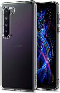 送料無料【訳あり・未使用品】AQUOS R5G (SH-51A／SHG01／908SH) ソフトケース クリア TPUケース■SPIGEN／シュピゲン