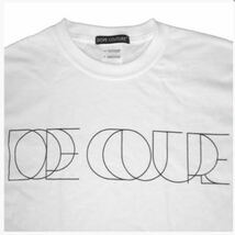 Dope Couture ドープ ドープクチュール Neon Logo Tシャツ 白 S 新品未使用 ネオンロゴ 送料込み_画像2