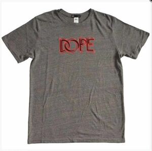 Dope Couture ドープ ドープクチュール Escher ロゴ Tシャツ グレー M 新品未使用 送料込み