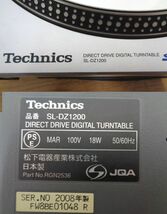 ★Technics テクニクス　SL-DZ1200　ターンテーブル CDJ　動作品★_画像10