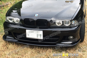 BMW E39 Mスポ―ツ フロントリップスポイラー 艶あり黒 塗装済 H FL-50968