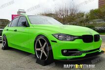 BMW 3シリーズ F30 F31 ノーマル ハイライン フロントリップスポイラー Kスタイル 艶あり黒 限定色塗装 2012-2015 $ FL-50619_画像2