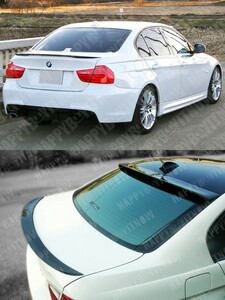 BMW 3シリーズ E90 セダン 平織 カーボン リア トランク スポイラー Performanceスタイル 2005-2012
