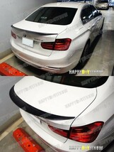 BMW 3シリーズ F30 セダン リア トランクスポイラー 未塗装 FRP 素地 Xタイプ 2012+ TS-51533_画像1