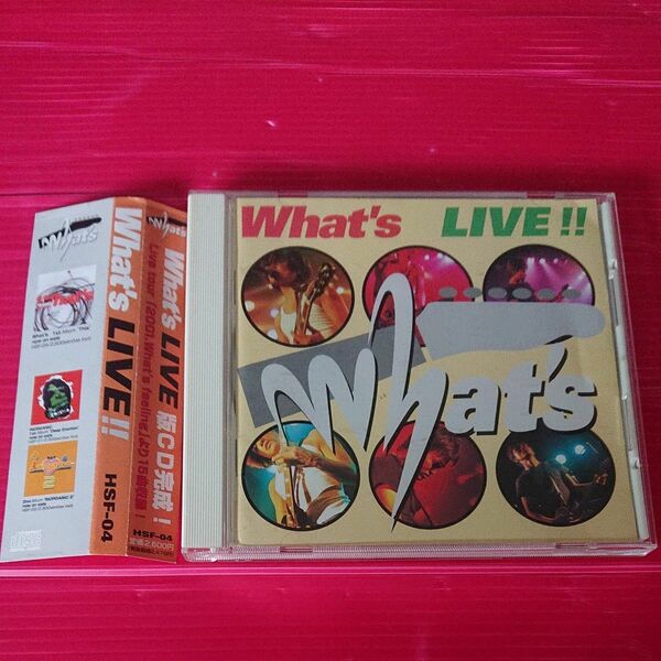 男闘呼組 成田昭次 What's ライブアルバム 『What's LIVE』 ワッツ live 2001年 CD 邦楽
