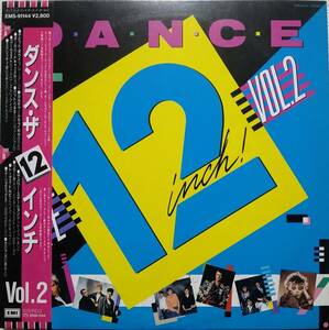 【LP 洋Pop】V.A.Dance The 12inch! Vol.2 Promo JPN盤 白プロモ David Bowie.Culture Club.Pat Benatar.Go West.Eurythmics.Kaja 他 収録