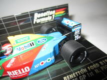 即決 PMA ミニチャンプス製 1/43 ベネトン B190 1990年日本GP優勝 №20 ネルソン・ピケ　アンテナ/支持ワイヤー追加 _画像7