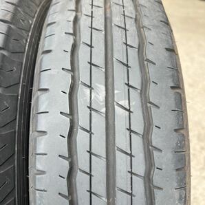 バリ 山 ダンロップSP175L 155/80R14 88/86N LT 夏タイヤ4本セットの画像5