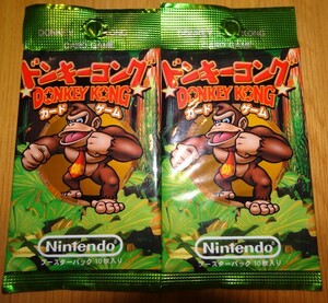 即決 新品未開封 ドンキーコング カードゲーム ブースターパック(10枚入り×2パック) DONKEY KONG 任天堂