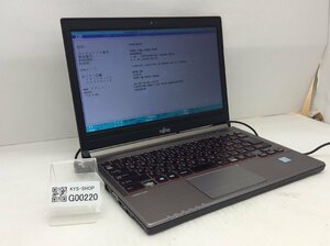 ジャンク/ FUJITSU FMVE10021 LIFEBOOK E736/P Intel Core i5-6300U メモリ4.1GB HDD500.1GB 【G00220】