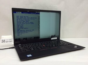 ジャンク/ LENOVO 20K3S1NW00 ThinkPad X1C 5th W10DG Intel Core i5-6300U メモリ8.19GB NVME256.06GB 【Q01587】