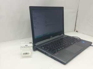 FUJITSU FMVE0801A LIFEBOOK E736/M Intel Celeron 3955U メモリ4.1GB HDD320.07GB OS無し【22012501-0011】