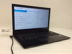 ジャンク/ VAIO VJPB11 Intel Core i3-6100U メモリ4.1GB SSD128.03GB 【G06671】