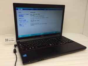 ジャンク/ FUJITSU FMVA0600NP LIFEBOOK A553/HX Intel Celeron 1000M メモリ2.05GB HDD500.1GB 【G07804】