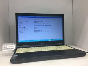 ジャンク/ FUJITSU FMVA2000W LIFEBOOK A576/R Intel Celeron 3855U メモリ4.1GB HDD500.1GB 【G07881】