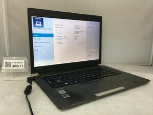 ジャンク/ TOSHIBA dynabook R63/P PR63PCAA637AD71 Intel Core i7-5500U メモリ4.1GB ストレージ無し 【G00111】