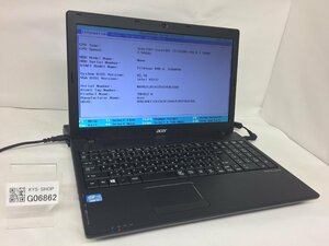 ジャンク/ Acer TMP453-M Intel Core i3-3120M メモリ6.14GB ストレージ無し 【G06862】