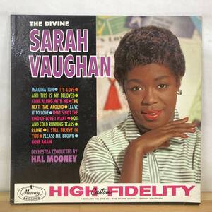 Q42■【US盤/LP】Sarah Vaughan サラ・ヴォーン / The Divine Sarah Vaughan ● Mercury / SR-60255 / ジャズヴォーカル 230615