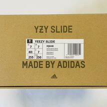 Kanye West × adidas YEEZY SLIDE ONYX HQ6448 25.5cm カニエ・ウェスト アディダス イージー スライド オニキス 国内正規品 新品未使用_画像3
