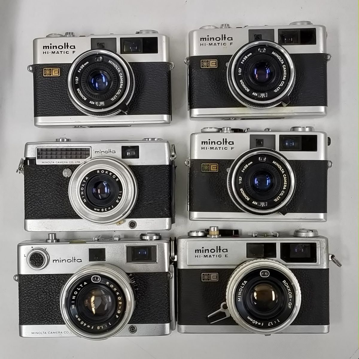Minolta AL-E , Minoltina-P , Hi Matic E , Hi Matic F 他 フィルム