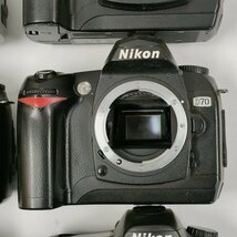 NIKON デジタル一眼レフ D40 , D50 , D70 , D80 他 ボディ 6点セット まとめ ●ジャンク品 [6573TMC]_画像6