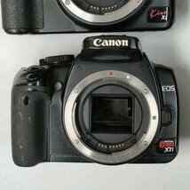 CANON デジタル一眼レフ EOS kiss X2 , X , XTi 他 ボディ 6点セット まとめ ●ジャンク品 [6572TMC]_画像4