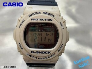 【可動品】 CASIO カシオ G-SHOCK 腕時計 GWX-5700SS 3215 ホワイト×ネイビー