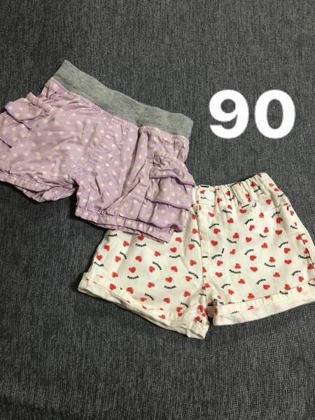 ショートパンツ 女の子 90 夏 ズボン