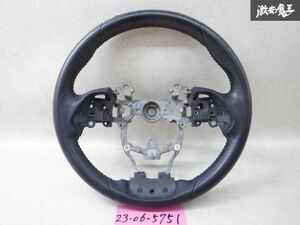 トヨタ純正 ZVW50 ZVW51 ZVW55 プリウス ステアリング ハンドル ステアリングホイール レザー 棚2N25