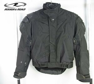 ◆ROUGH＆ROAD/ラフ＆ロード◆ウィンタージャケット GORE-TEX インナーダウン付き◆Mサイズ◆黒◆春秋冬◆プロテクター◆