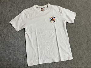 コンバース 半袖Tシャツ パンチニードル ぽこぽこロゴ、スター ホワイト サイズM