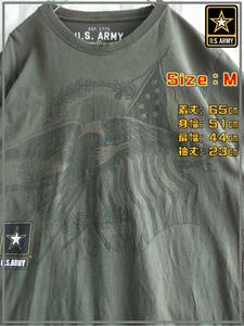 米国輸入 US ARMY ファルコン デカロゴ Ｔシャツ　Ｍ　3269