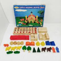 ●エトボイラ お城の積み木 木製玩具 VOILA 木のおもちゃ 知育玩具 子供 CASTLE BUILDING BLOCKS 75ピース M982_画像1
