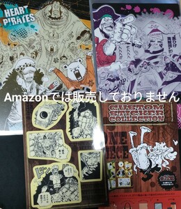 ワンピース ONEPIECE 原作 カスタムステッカーコレクション キッド B5 デスクパッド コレクション トラファルガー・ロー 黒ひげ海賊団