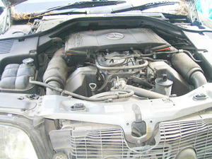 ベンツ W140 前期 500SEL M119 エンジン ロングブロック 5万Kms. 作動確認済 TESTED LONG BLOCK EXPORT WORLDWIDE