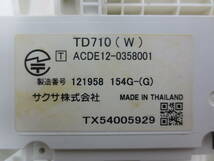 ▲▽Saxa 18ボタン標準多機能電話機 TD710(W) 領収書可31△▼_画像3