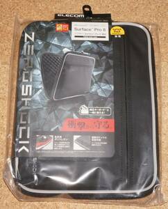 * new goods *ELECOM Surface Pro 8/9/X ZEROSHOCK inner bag black 