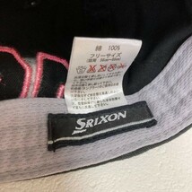 ◆お洒落な逸品◆SRIXON/スリクソン 帽子 キャップ ゴルフ ブラック 黒 メンズ F ON3517_画像8