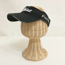 ◆帽子◆お洒落な逸品◆Titleist/タイトリスト FJ フットジョイ 帽子 サンバイザー ゴルフ ネイビー 紺 F ON2370_画像6