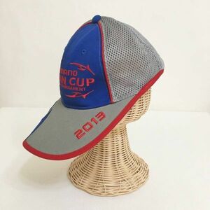 ◆帽子◆お洒落な逸品◆SHIMANO/シマノ キャップ 帽子 JAPAN CUP FISHING TOURNAMENT 釣り グレー ブルー 青 メンズ F ON2238