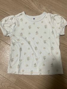 しまむら 花柄 半袖Tシャツ