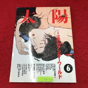 S6f-364 太陽 1993年6月号 江戸のアンダーワールド 1993年6月12日 発行 平凡社 雑誌 日本画 作品集 江戸時代 随筆 芸術 浮世絵 文化 歌舞伎