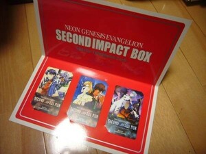  Neon Genesis Evangelion Second impact BOX not for sale telephone card 3 sheets 