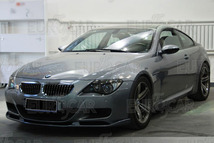 艶消黒 BMW E63 E64 M6 フロントリップ スポイラー HM型 FL-50962_画像3