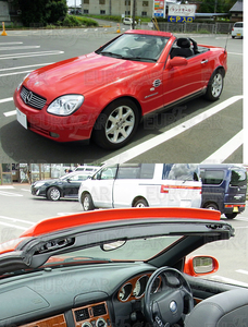 メルセデス ベンツ SLK R170 フロント ガラス スポイラー 未塗装 FRP素地 1996-2004 実際装着写真あり