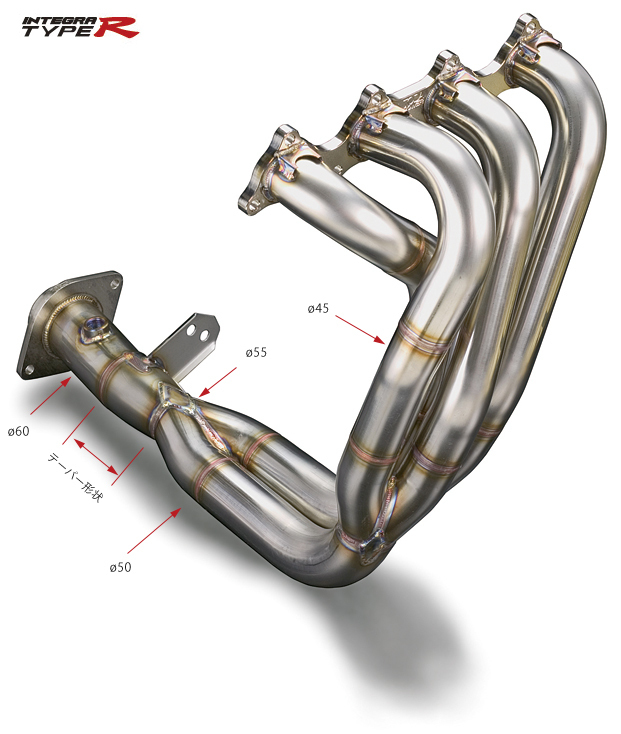  Toda рейсинг выпускной коллектор складной Ver.2 (4-2-1 SUS) Honda Integra TypeR(98spec) DC2/DB8 (B18C)