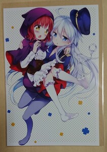 あんハピ♪ ポストカード 萩生響 江古田蓮 コスプレ まんがタイムきらら 限定 きららファンタジア イラストカード