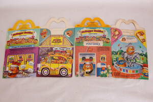  free shipping click post 2 piece set McDonald's paper made happy mi-ru box 1988 year McDONALD'S Mac nageto Buddies 